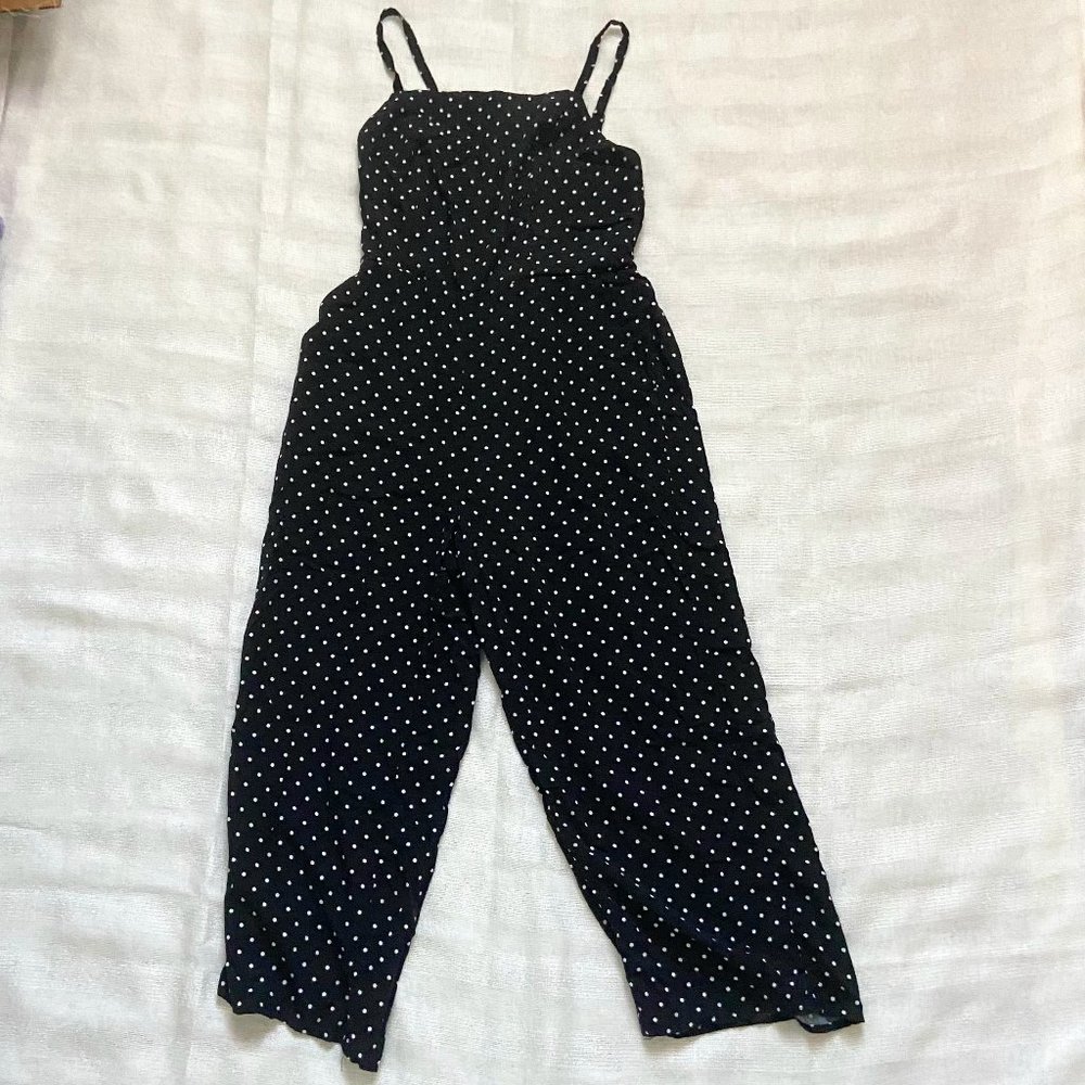 Old Navy - Black with White Polka Dots Jumpsuit